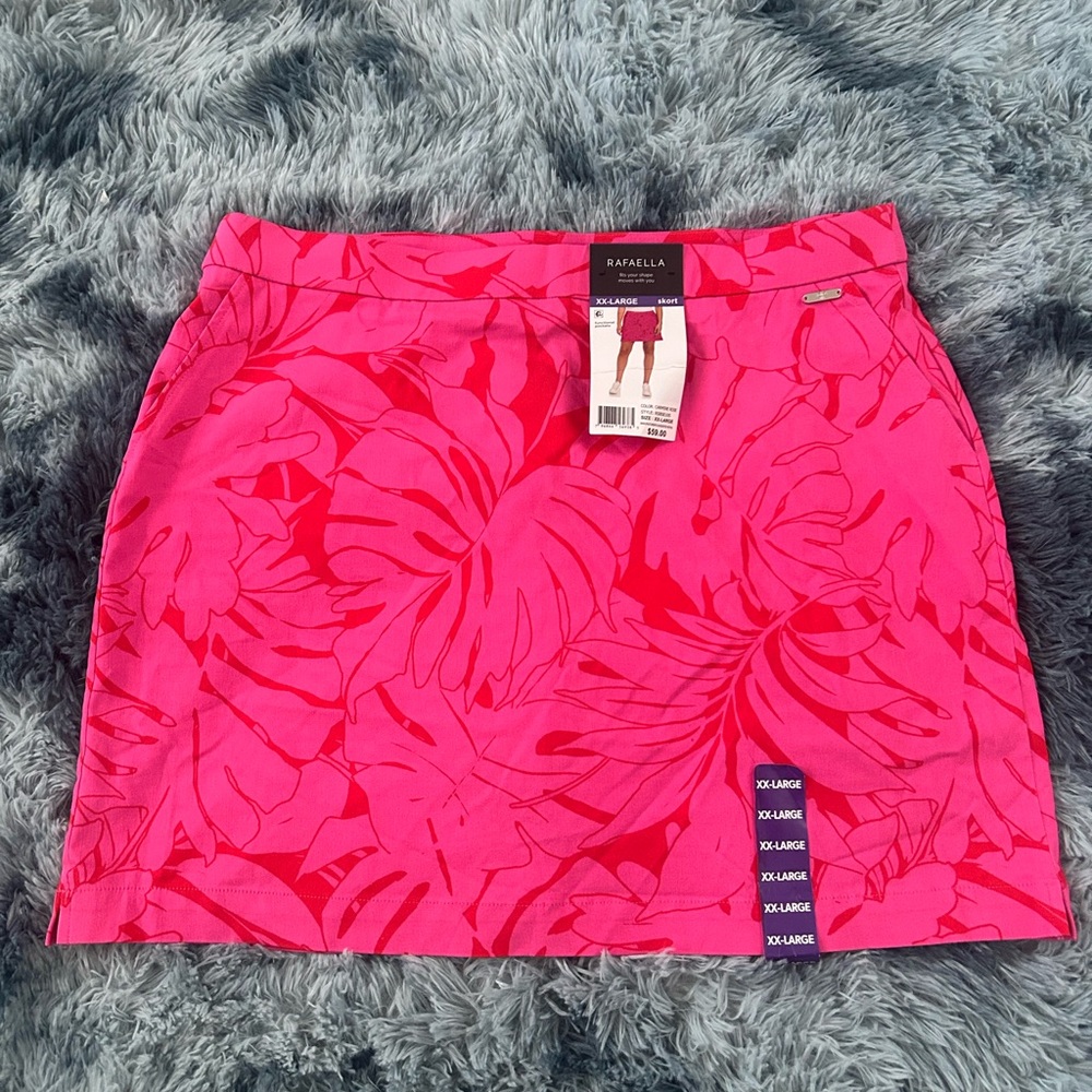 Rafaella Pink Floral Skort